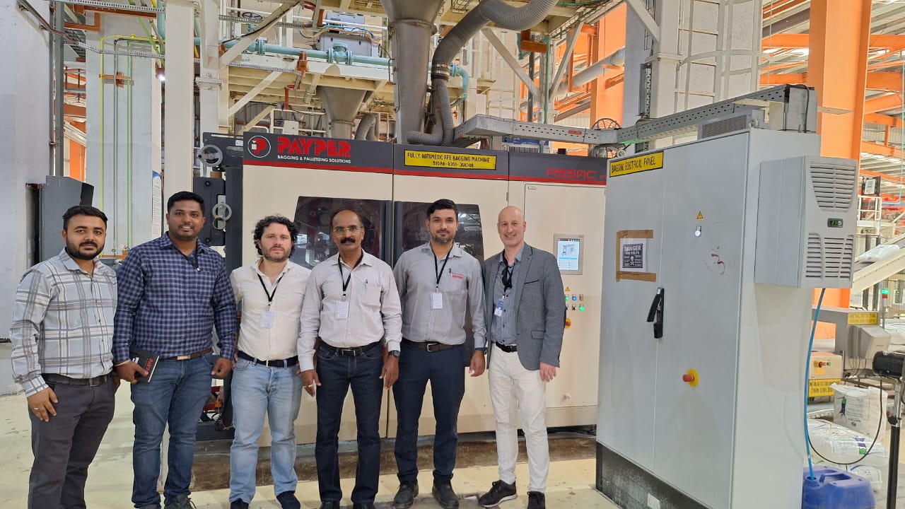 The Nayara team with the PAYPER team at the Nayara Energy facilities in India.